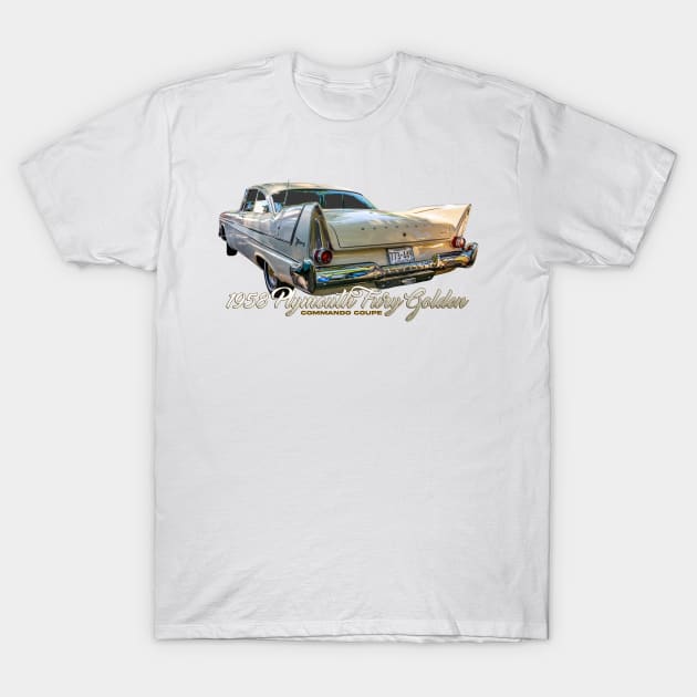 1958 Plymouth Fury Golden Commando Coupe T-Shirt by Gestalt Imagery